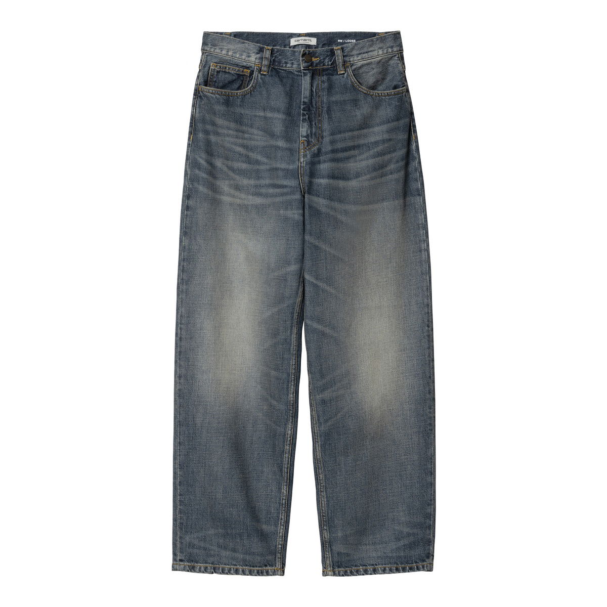 Jeans Carhartt WIP Relaxed Fit Jeans Sininen | I034638_8, 1