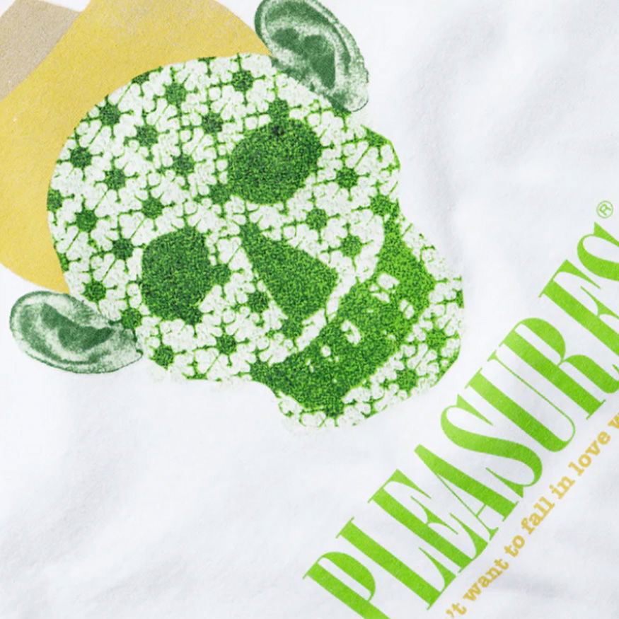 T-paita Pleasures Cowboy Tee Valkoinen | P22F059-WHITE, 1