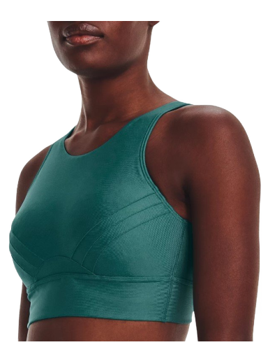 Rintaliivit Under Armour Infinity Pintuck Mid Bra Vihreä | 1376883-722