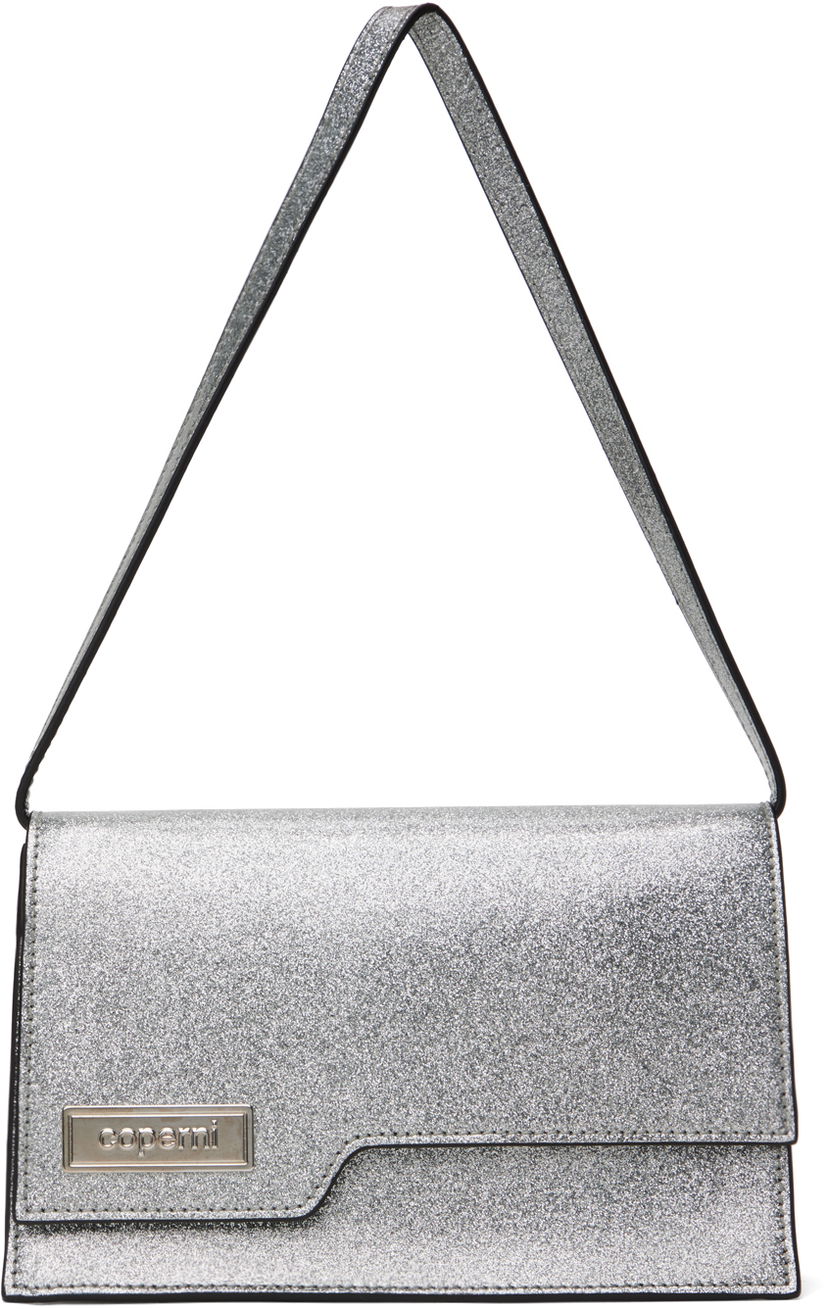 Olkalaukku Coperni Mini Glitter Shoulder Bag Metallinen | COPBA66F6008