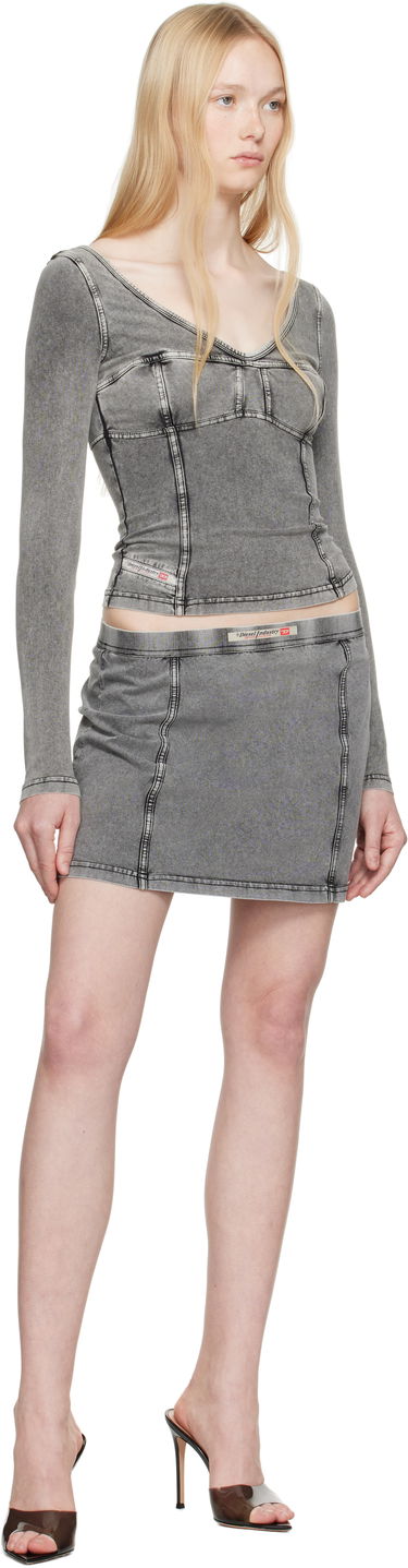 Hame Diesel Diesel T-Elin Long Sleeve Top Harmaa | A16595 0NJBJ, 3