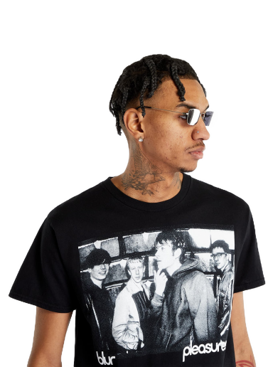 T-paita Pleasures Movin' On T-Shirt Musta | P23SP032 BLACK