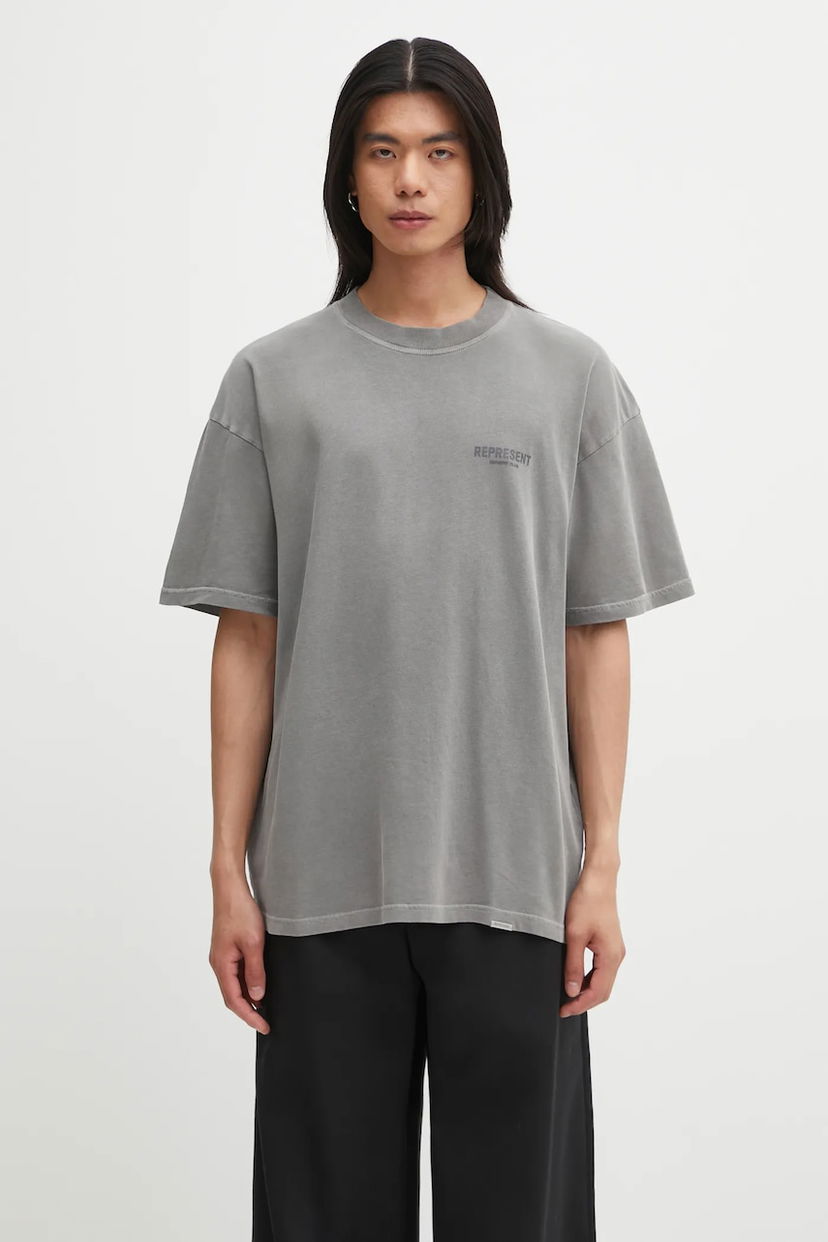 T-paita Represent Clo Represent Owners Club Print T-Shirt Harmaa | OCM41114