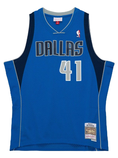 T-paita Mitchell & Ness NBA Dalls Mavericks Dirk Nowitzki Dark Jersey Tummansininen | SMJY4192-DMA10DNOCPBL