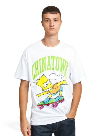 T-paita MARKET The Simpsons Cowabunga Arc Tee Valkoinen | CTM1990345 / 1201