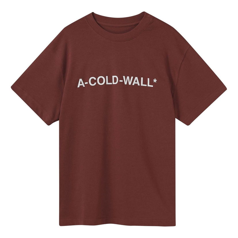 T-paita A-COLD-WALL* A-COLD-WALL* Essential Logo T-Shirt Burgundia | ACWMTS092-BURE