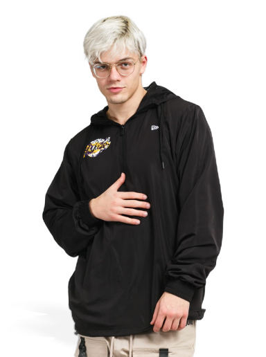 Tuulitakki New Era NBA Seasonal Infill Print Windbreaker LA Lakers Musta | 12869799