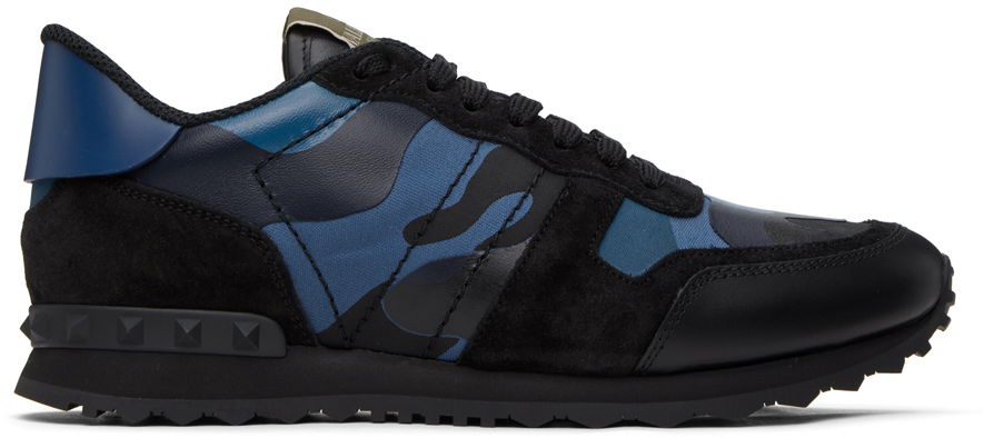 Vaatteet Valentino Valentino Garavani Rockrunner Camouflage Musta | 4Y2S0723TCC, 0