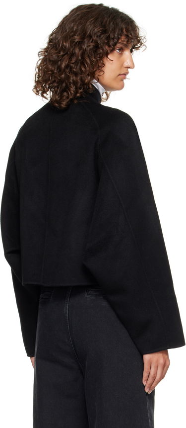 Takki Loulou de Saison Loulou de Saison Nyma Cropped Wool Jacket Musta | NYMA, 2
