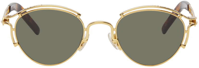 Aurinkolasit Jean Paul Gaultier Gaultier Round 56-5102 Sunglasses Ruskea | 24/30-U-LU009-X056-92