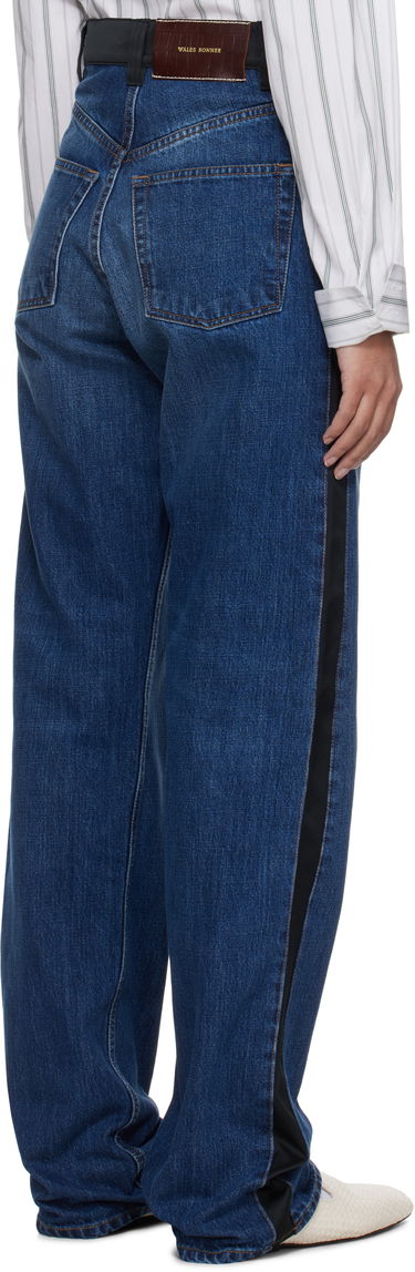 Jeans Wales Bonner Wales Bonner Echo Panelled Jeans Sininen | US25DE02-DE01-599-S, 2