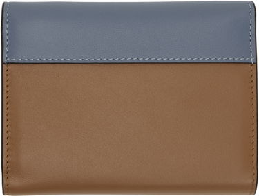 Lompakko Marni Marni Trunkaroo Trifold Leather Wallet Sininen | PFMO0109U3 P6948, 1