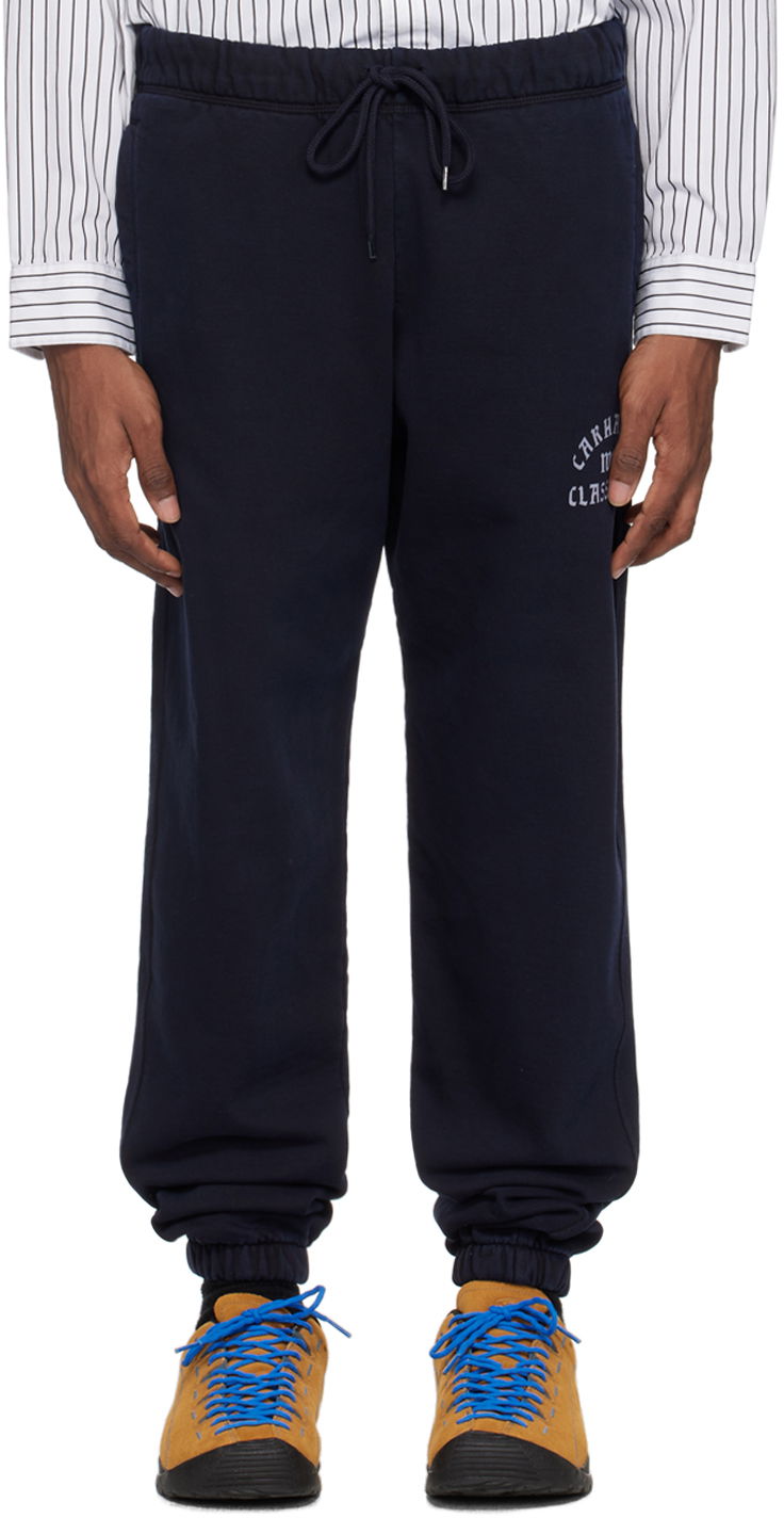 Verryttelyhousut Carhartt WIP Class of 89' Logo Sweatpants Tummansininen | I033270, 0