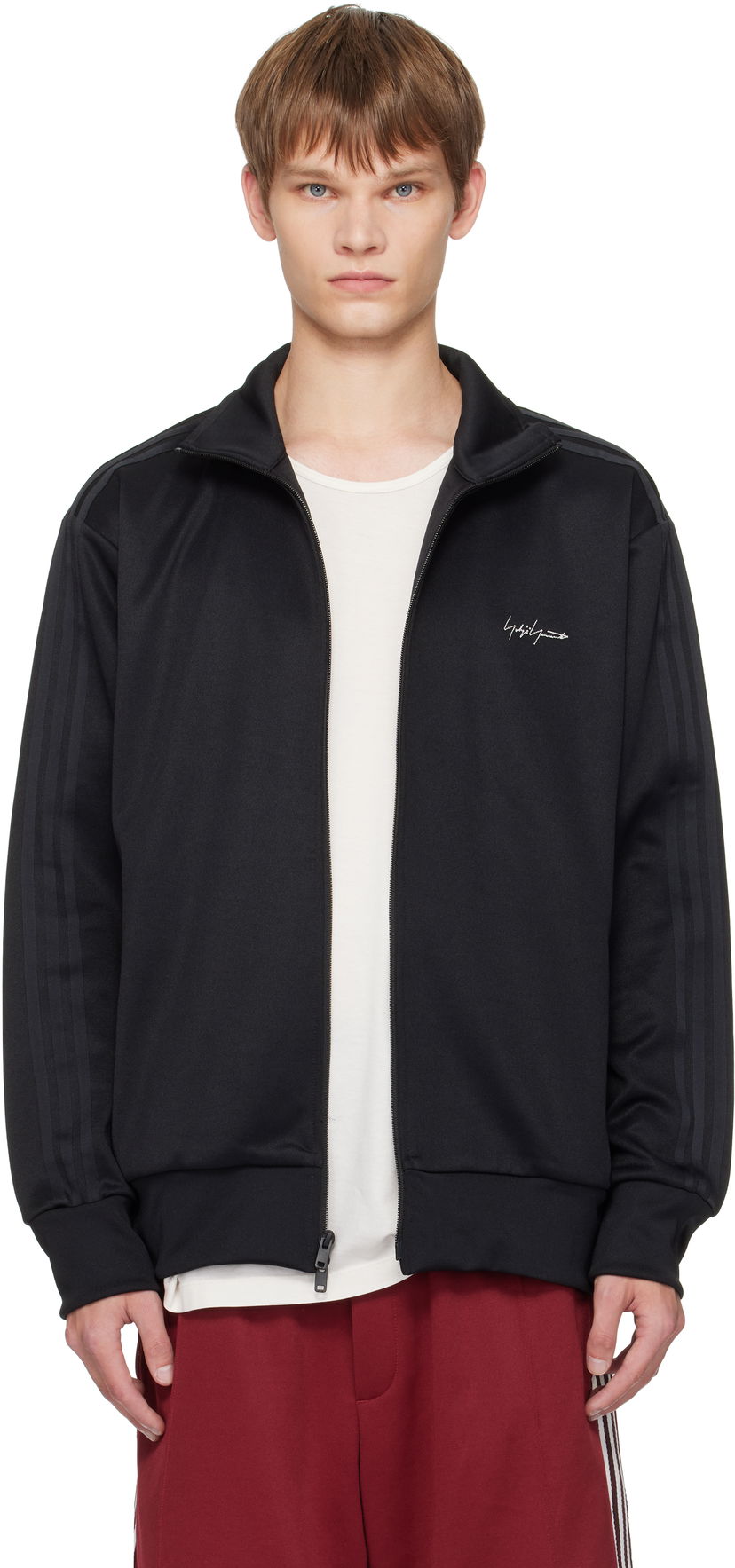 Takki Yohji Yamamoto Y-3 Yohji Yamamoto Kuro Track Jacket Musta | KA9657