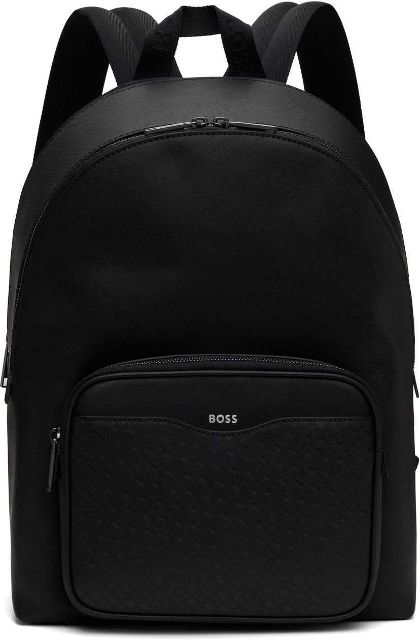 Reppu BOSS Monogram Pocket Backpack Musta | 50542233