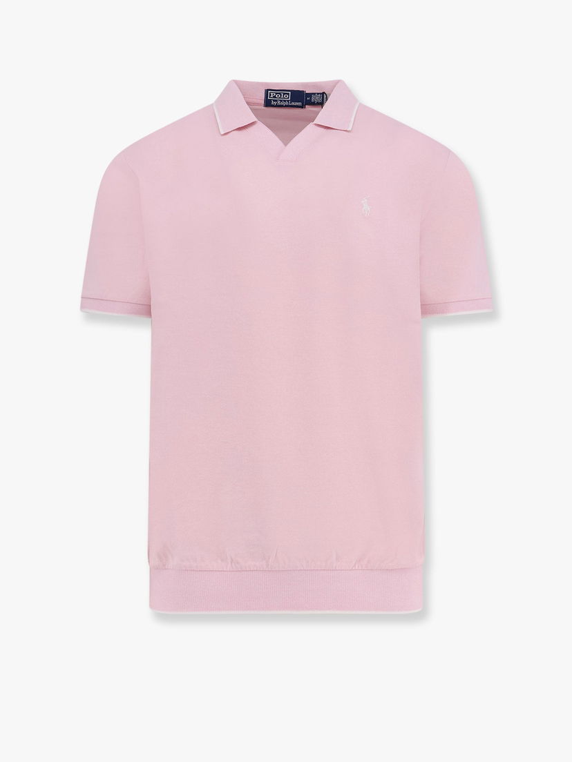 Poolopaita Polo by Ralph Lauren Polo Ralph Lauren Men's Knitted Polo Shirt Vaaleanpunainen | 710964535002