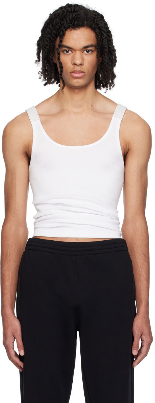 Tankkitoppi Helmut Lang Seatbelt Tank Valkoinen | O02HW516
