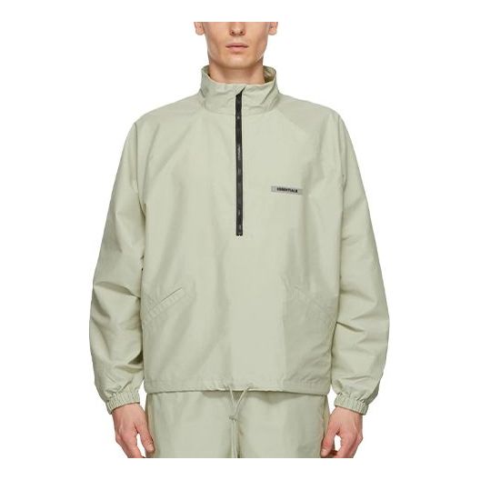Tuulitakki Fear of God Essentials Half-Zip Track Jacket Vihreä | FOG-FW20-191
