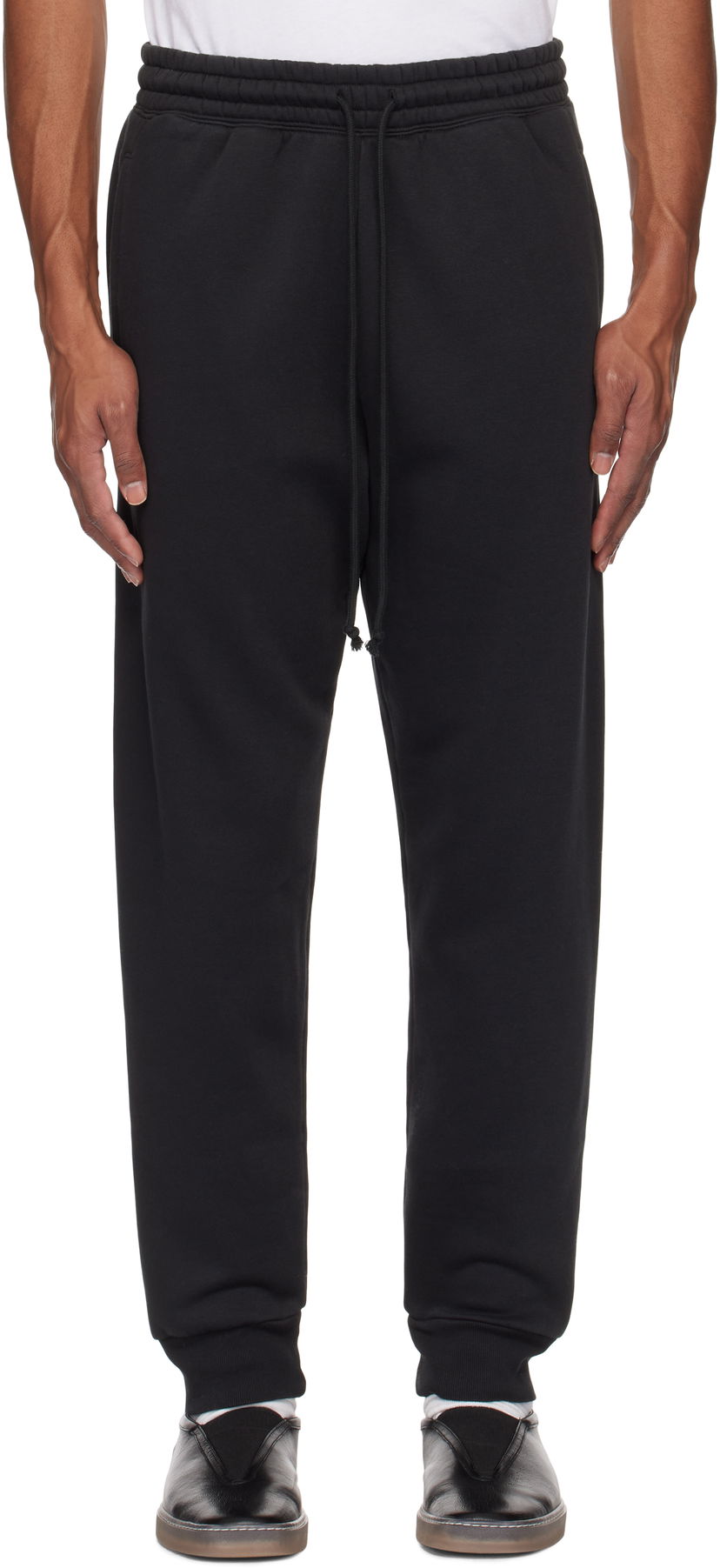 Verryttelyhousut SKIMS SKIMS Fleece Tapered Sweatpants Musta | BO-PNT-5428M
