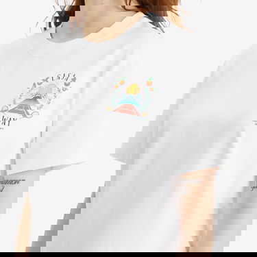 T-paita Casablanca Casa Way Mountain Printed T-Shirt, Size Large Valkoinen | WPF25-JTS-046-03, 5