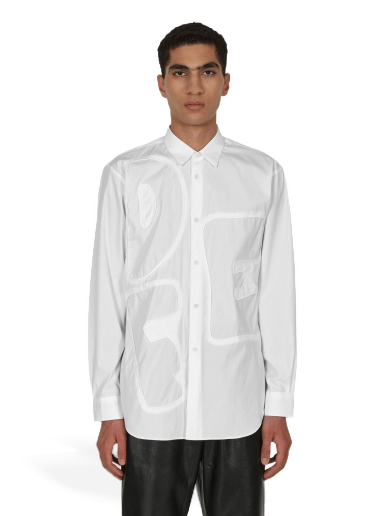 Paita Comme des Garçons Alphabet Shirt Valkoinen | FJ-B008-W22 2