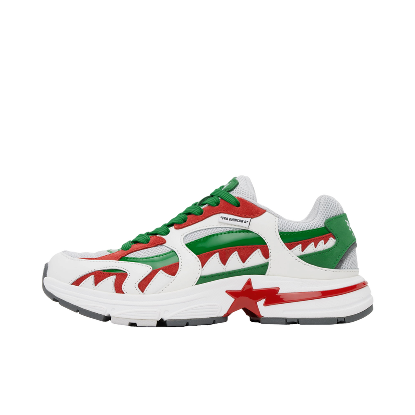 Tennarit ja kengät BAPE A Bathing Ape Shark STA Italy M1 Valkoinen | 001FWK201304M