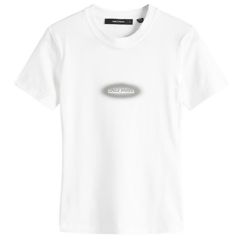 T-paita DAILY PAPER Daily Paper Dotted Type T-Shirt, Size M Valkoinen | 2511090