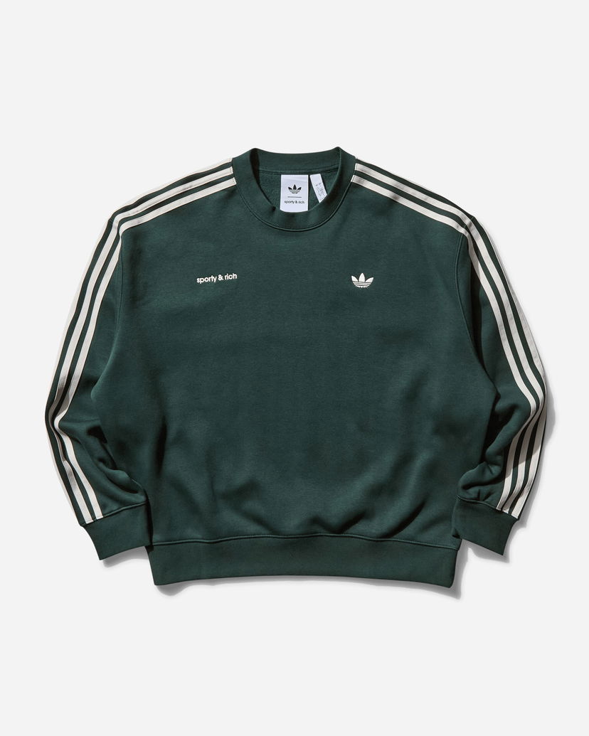 Villapaita adidas Originals Sporty & Rich Sweatshirt Vihreä | JN5320