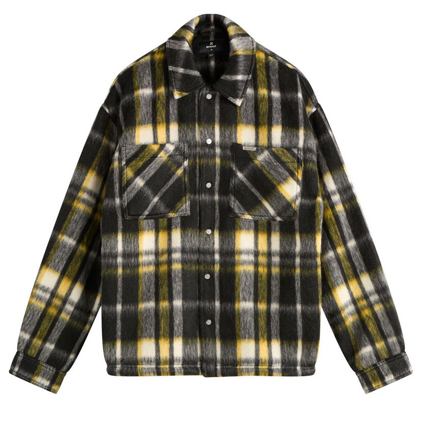Takki Represent Clo Textured Plaid Overshirt Monivärinen | MLM100241-01