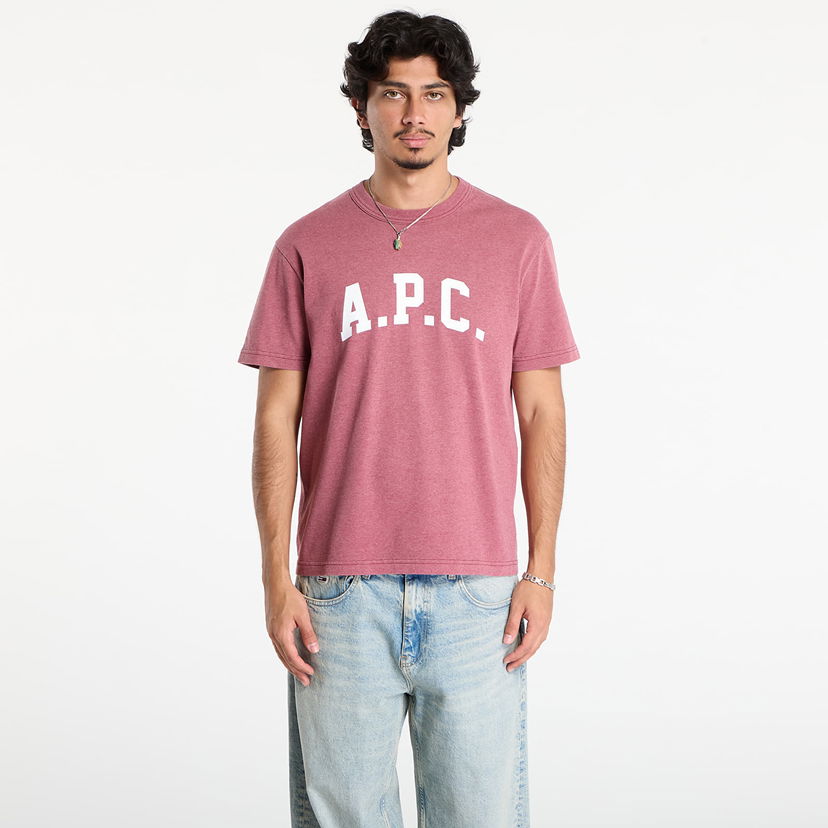 T-paita A.P.C. A.P.C. Marcus T-Shirt Burgundia | COHKV-H26537 GAV