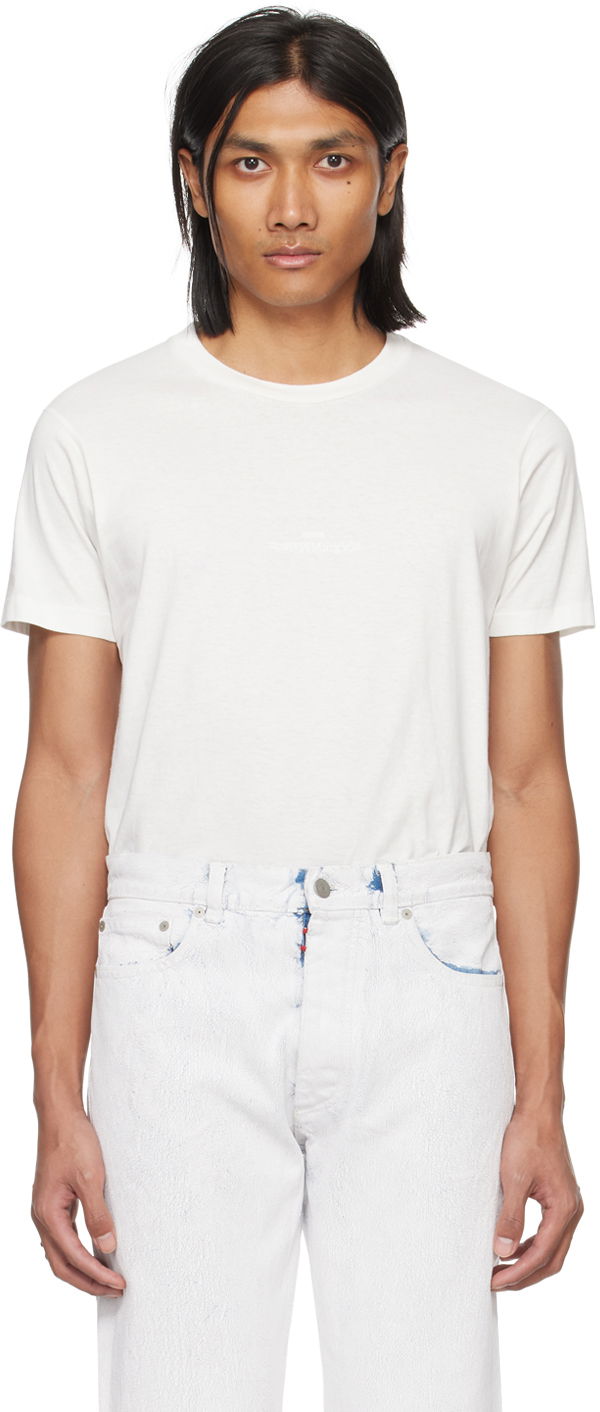 T-paita Maison Margiela Reverse T-Shirt Valkoinen | S50GC0693 S24575