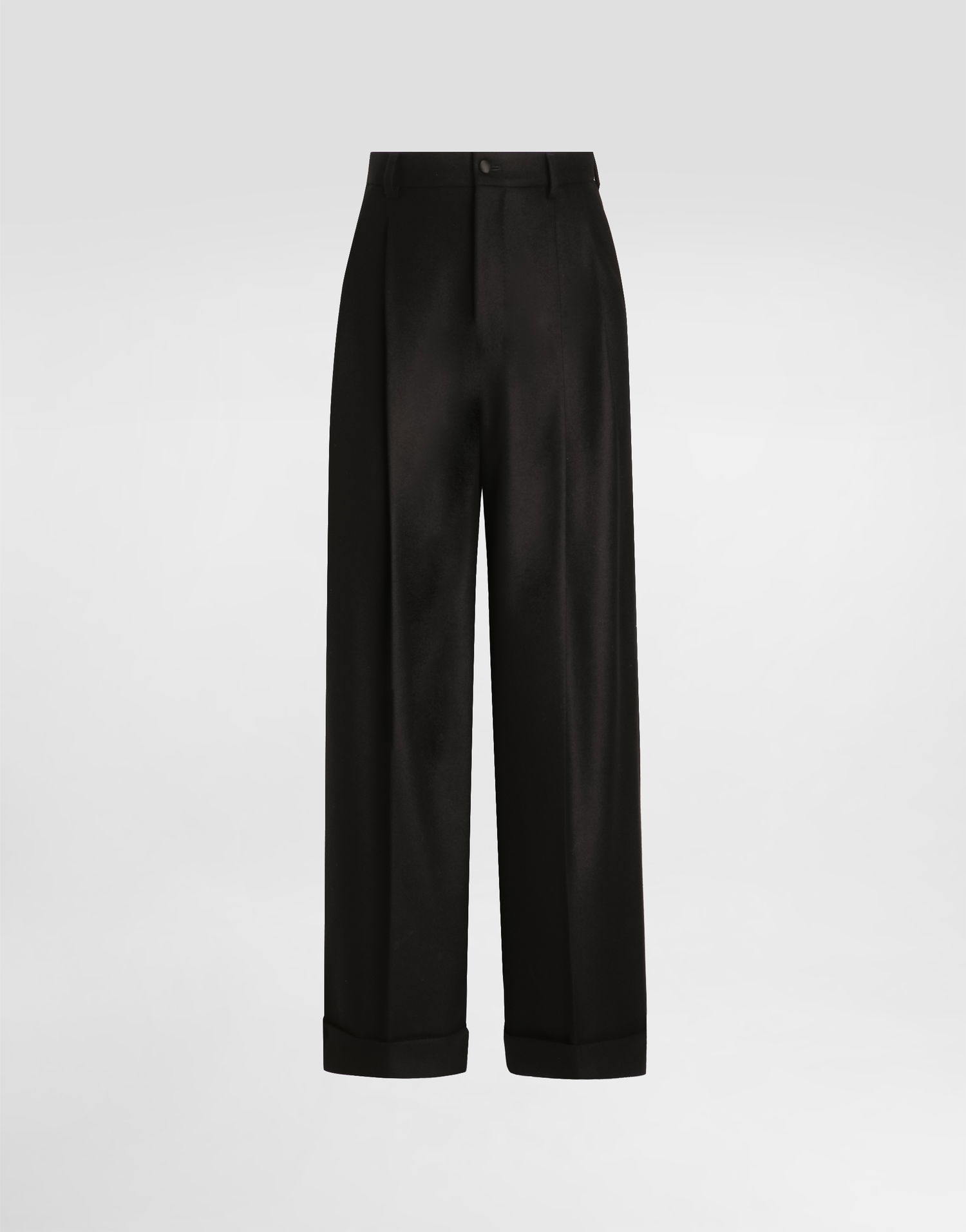 Housut Dolce & Gabbana Dolce & Gabbana Wool Cropped Trousers Musta | GP168THU2A8N0000, 0