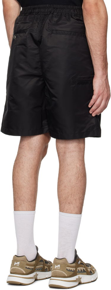 Shortsit BAPE Ape Head Nylon Shorts Musta | 001SPK801301M, 2