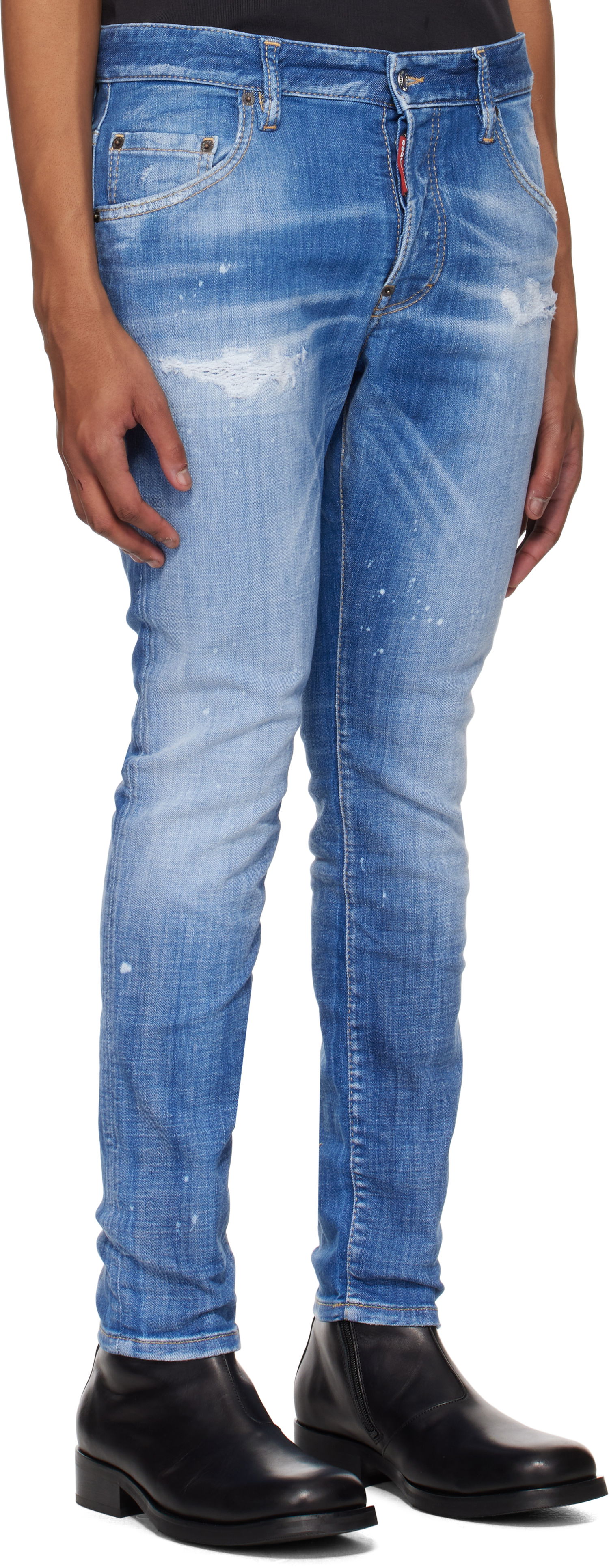 Jeans DSQUARED2 Dsquared2 Skater Jeans Sininen | S74LB1675_S30872, 1