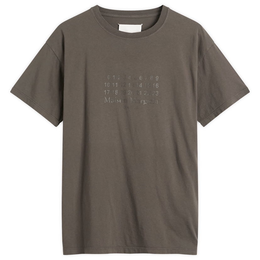 T-paita Maison Margiela Numeric Logo T-Shirt Harmaa | S29GC0307-S24575-810