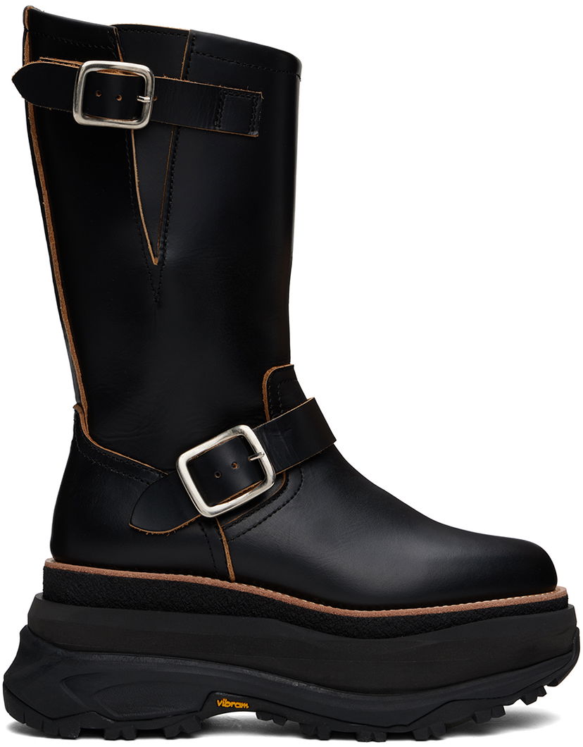 Vaatteet sacai sacai Engineer Boots Musta | 24-07475