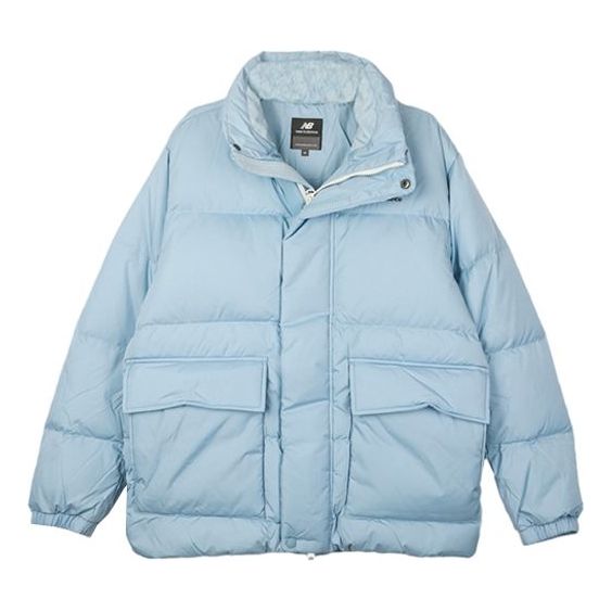 Puffer takki New Balance Essentials Puffer Jacket Sininen | NPA4E013-GRB