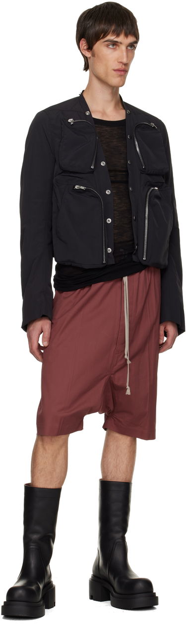 Bomber-takki Rick Owens Cargo Bomber Jacket Musta | RU02E1762 MT, 3