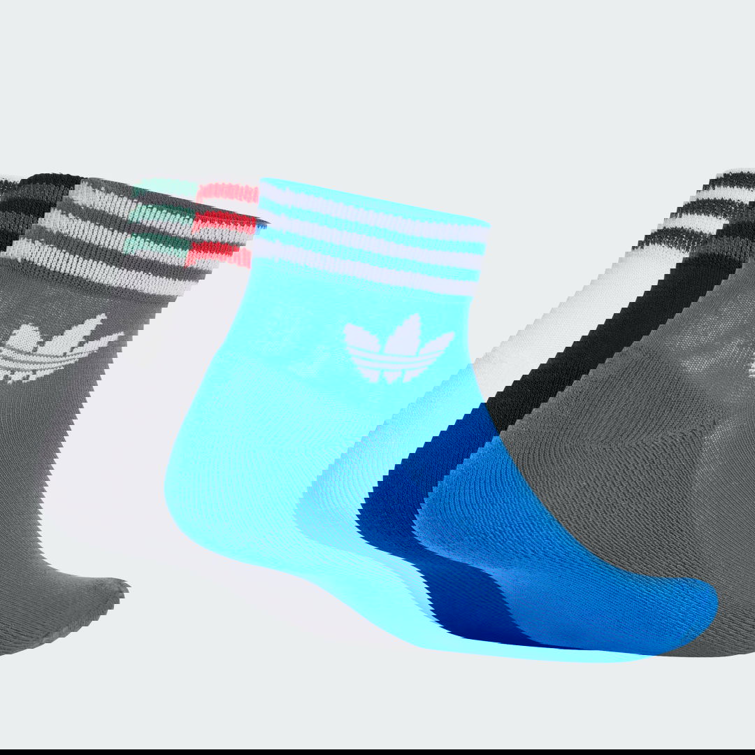 Sukat adidas Performance Trefoil Ankle Socks (3 Pairs) Sininen | JI9487, 0