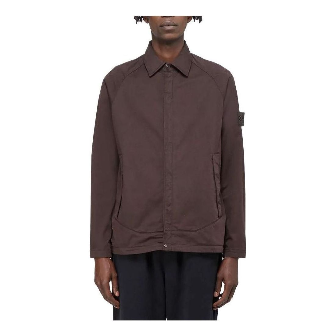 Tuulitakki Stone Island Ghost Overshirt Ruskea | 7315116F4-V0070, 0