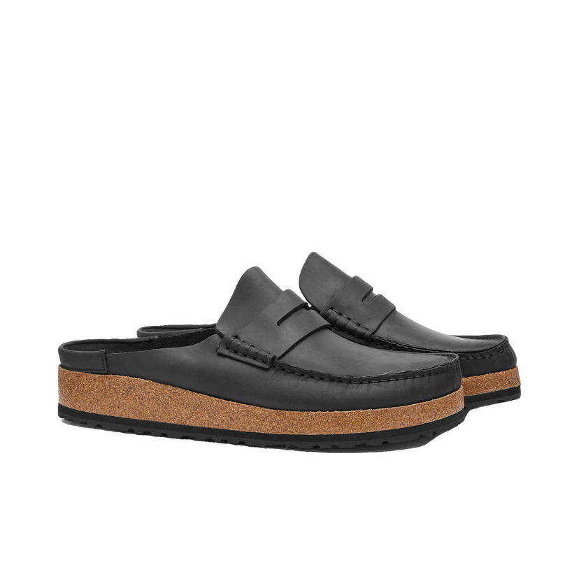 Tennarit ja kengät Birkenstock Naples Mule Black Oiled Leather Musta | 1025040