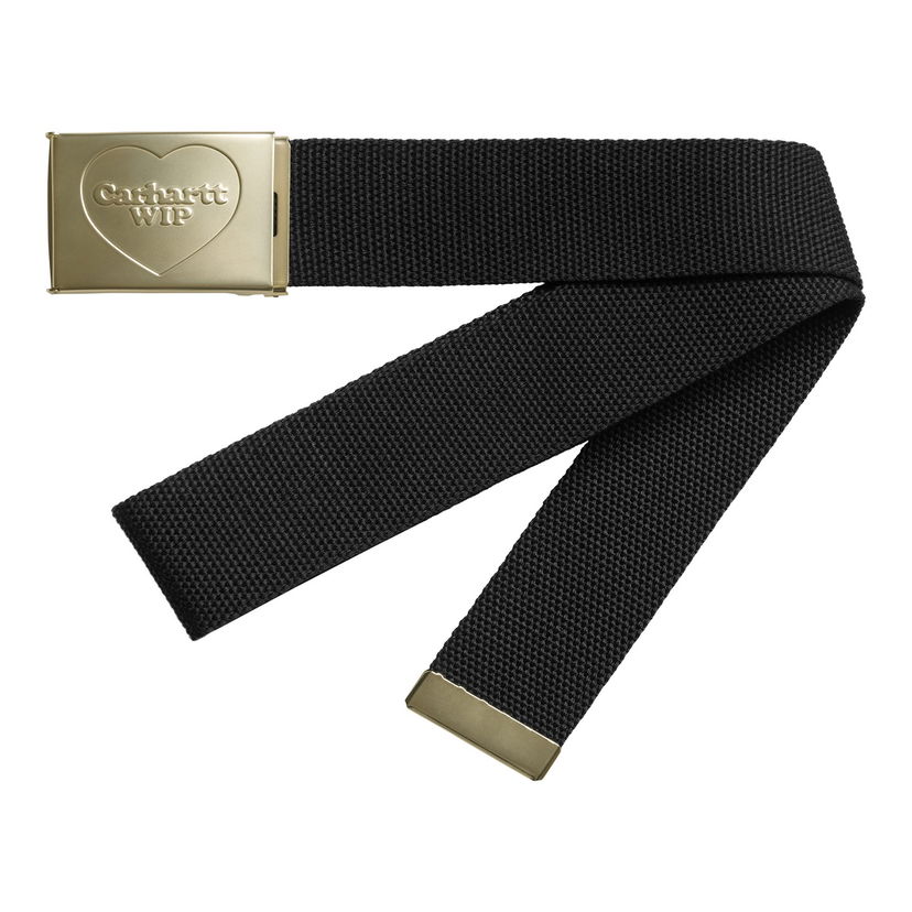 Vyöt Carhartt WIP Heart Clip Webbing Belt Musta | I034631_1