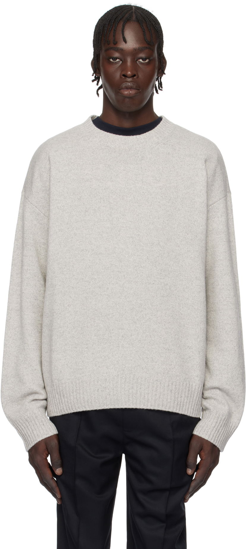 Villapaita A.P.C. Sweater Marcel Harmaa | WSAAX-H23393
