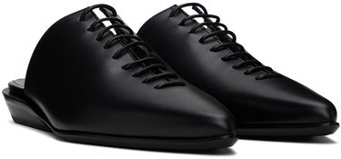 Vaatteet Ann Demeulemeester Ann Demeulemeester River Lace-Up Mules Musta | 2401-W-F22-LT011-099, 3
