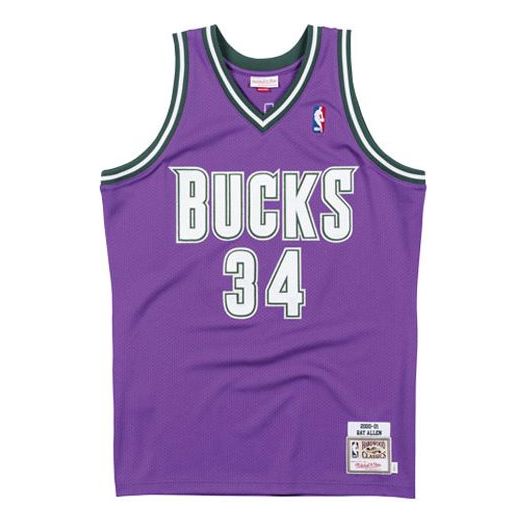 Tankkitoppi Mitchell & Ness Mitchell & Ness Bucks Allen Authentic Jersey Violetti | AJY4LG19026-MBUPURP00RAL