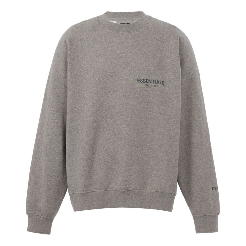 Villapaita Fear of God Essentials Pullover Crewneck Sweatshirt Harmaa | FOG-FW21-369