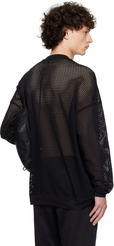 Huppari Rick Owens Rick Owens Champion Edition Jumbo Mesh Sweatshirt Musta | CM01E1670 CHONET MESH, 2