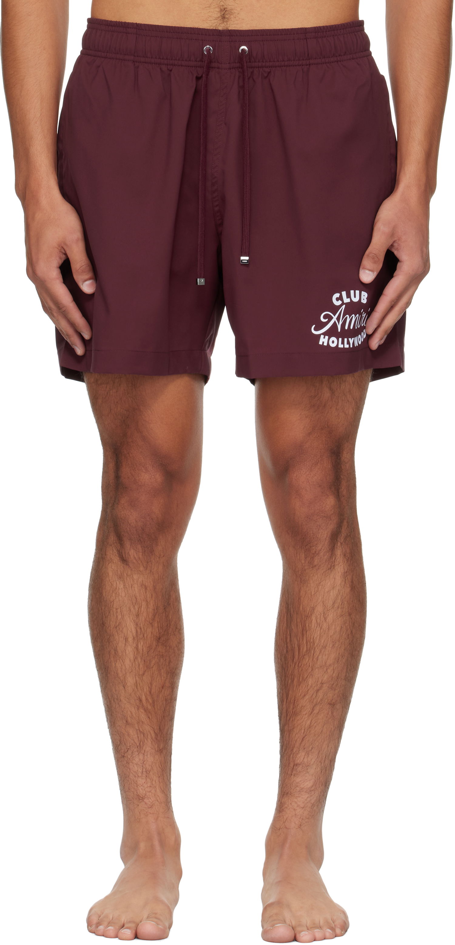 Shortsit AMIRI AMIRI 'Club Amiri' Swim Shorts Burgundia | AMSWTK1045, 0