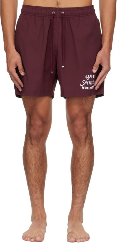 Shortsit AMIRI AMIRI 'Club Amiri' Swim Shorts Burgundia | AMSWTK1045, 0