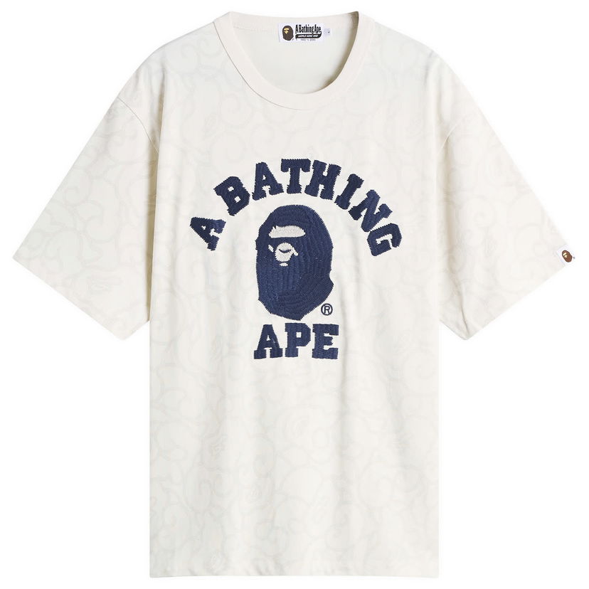 T-paita BAPE A Bathing Ape Washed Cloud Camo T-Shirt Beige | 001CSL801307M-IVO